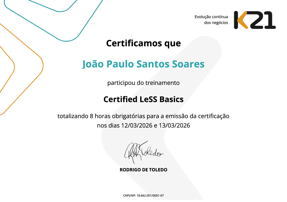Certificado K21